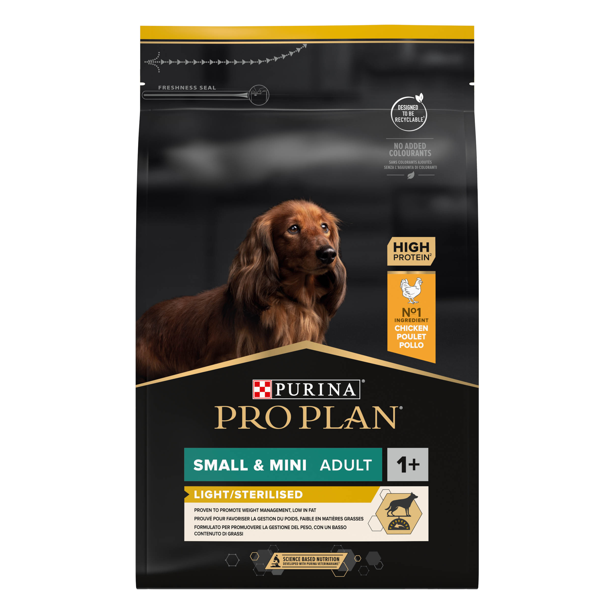 PRO PLAN Chien Small&Mini Adult Light Sterilised Poulet 3KG