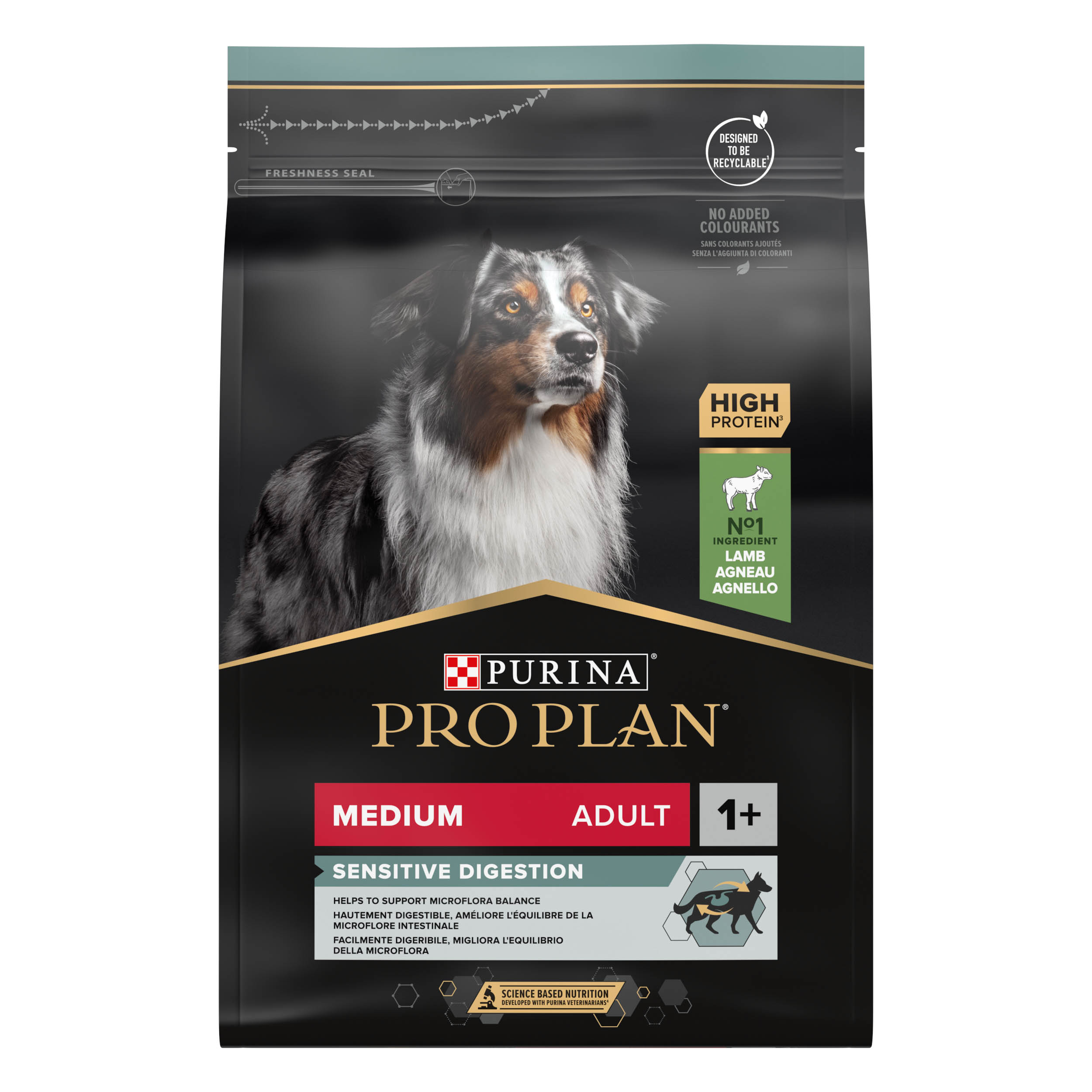 PRO PLAN Chien Medium Adult Sensitive Digestion Agneau 3KG