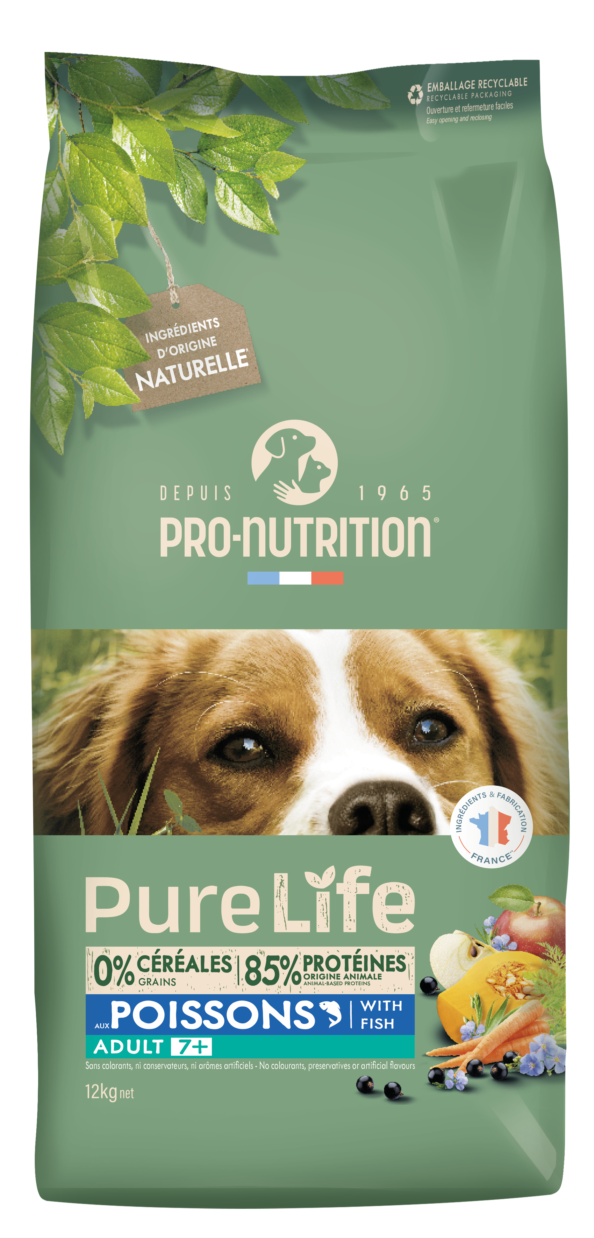 Pure Life chien 7+ Adult 12kg