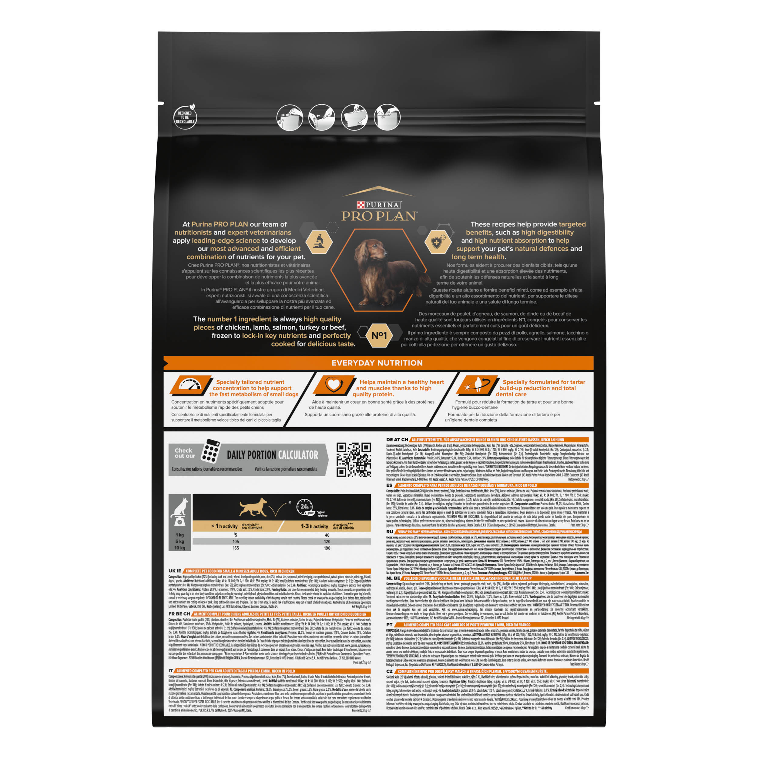 PRO PLAN Chien Small&Mini Adult Sensitive Skin Saumon 3KG