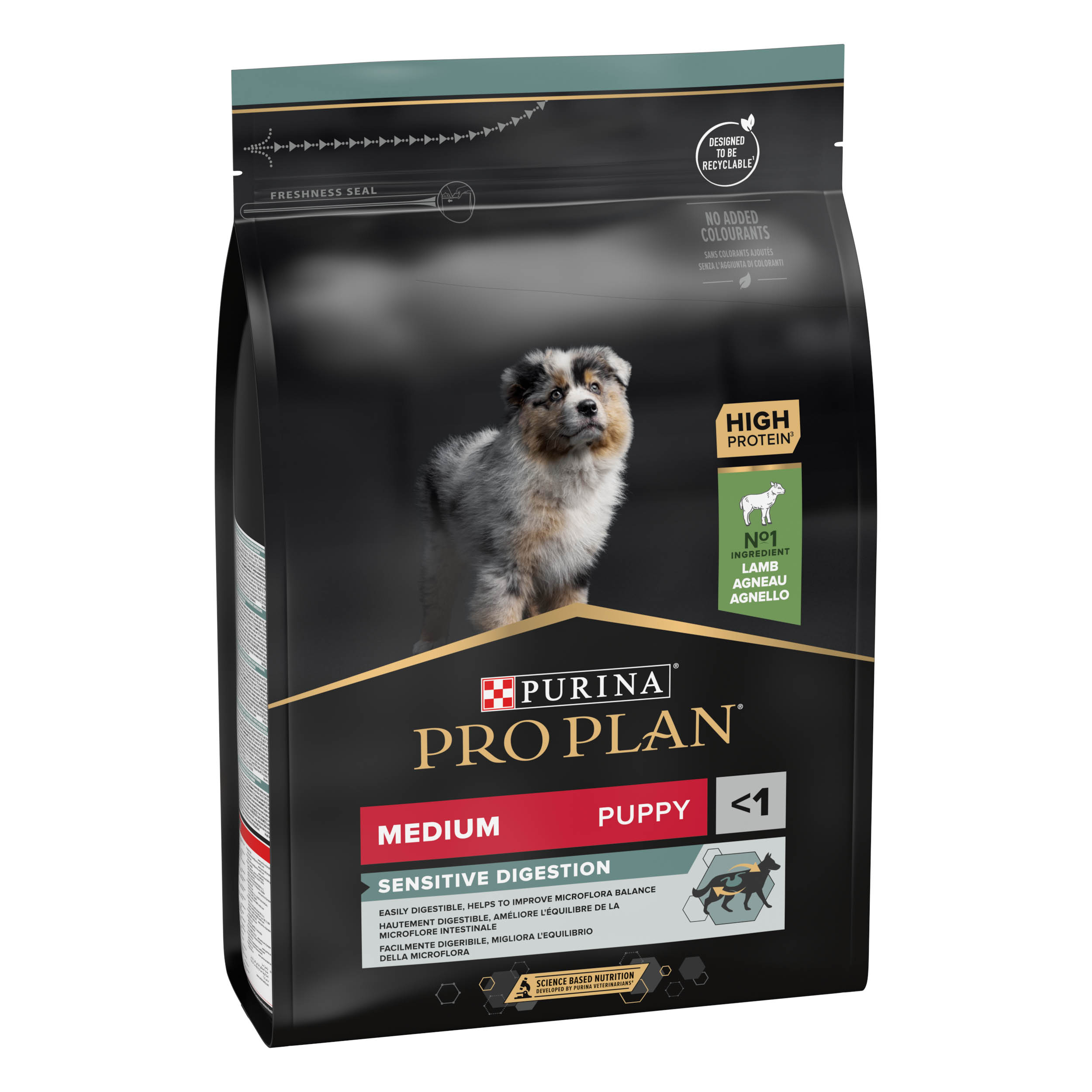 PRO PLAN Chien Medium Puppy Sensitive Digestion Agneau 3KG