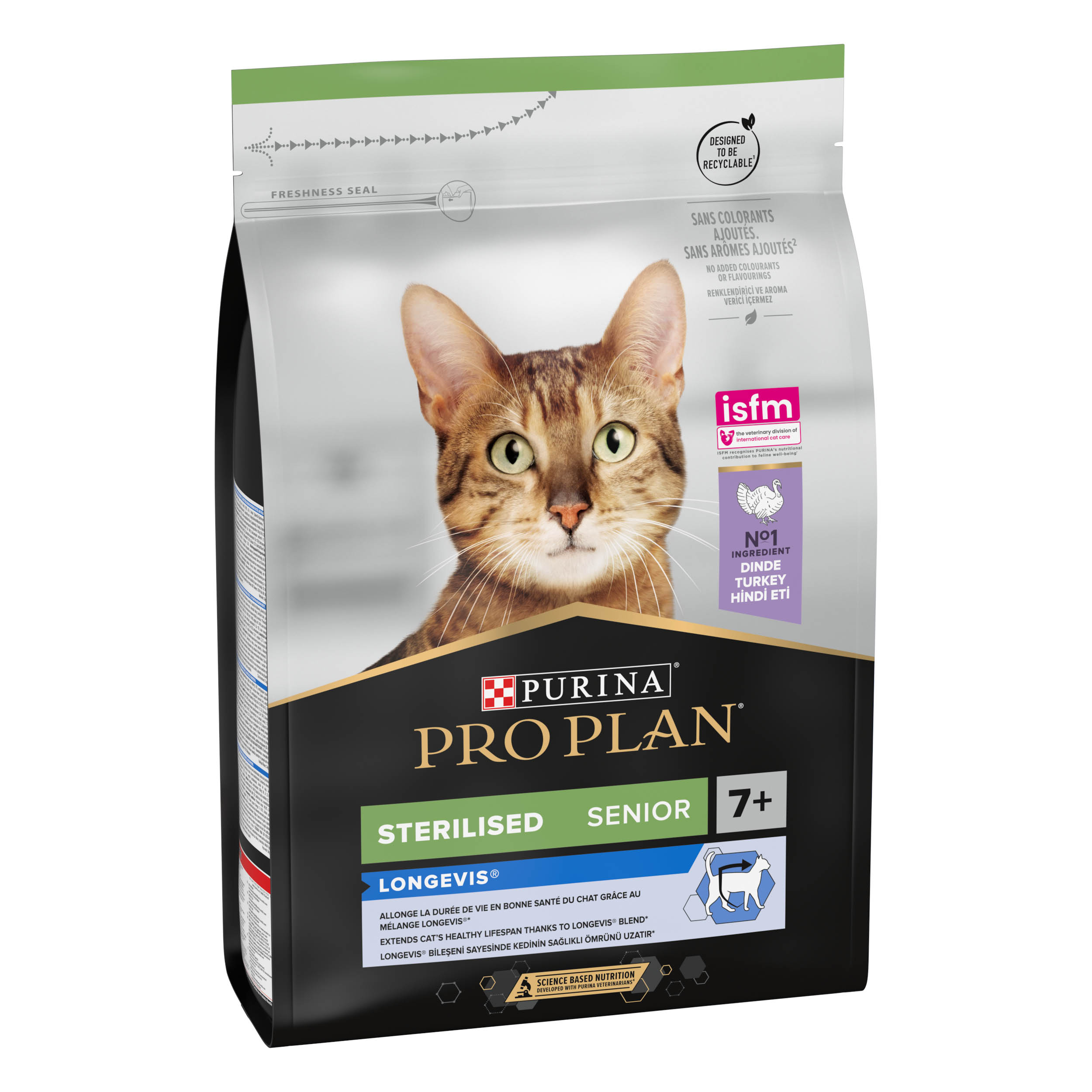 Pro Plan Sterilised Senior 7+ LONGEVIS® Dinde 3kg