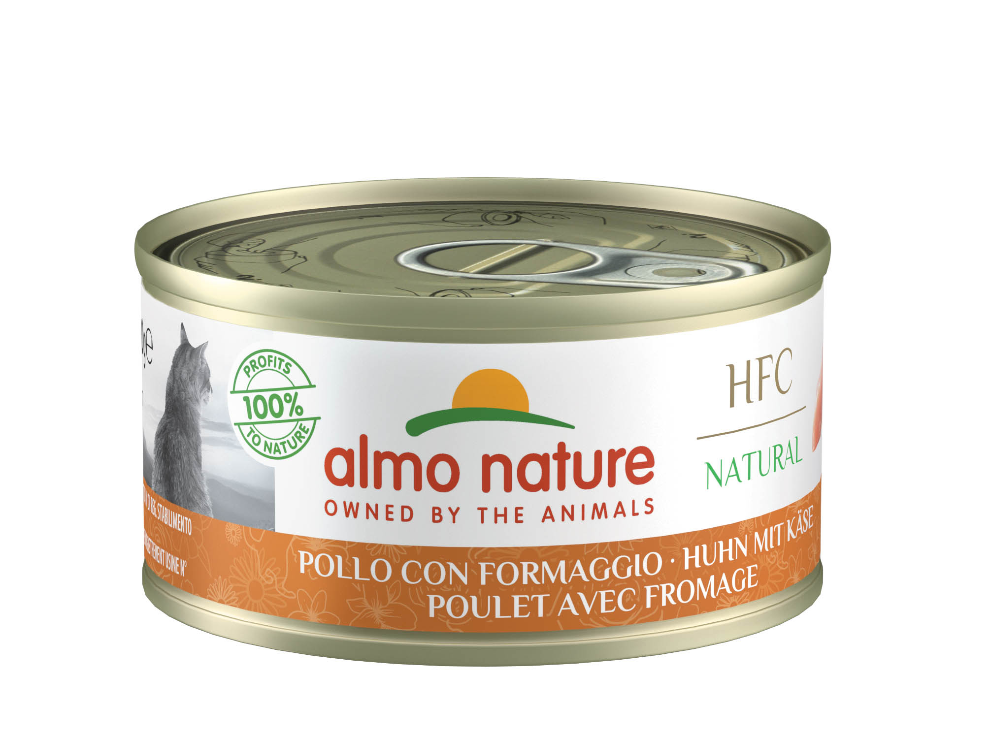 Almo Nature Hfc Natural Poulet Avec Fromage  Boîte 70 Gr