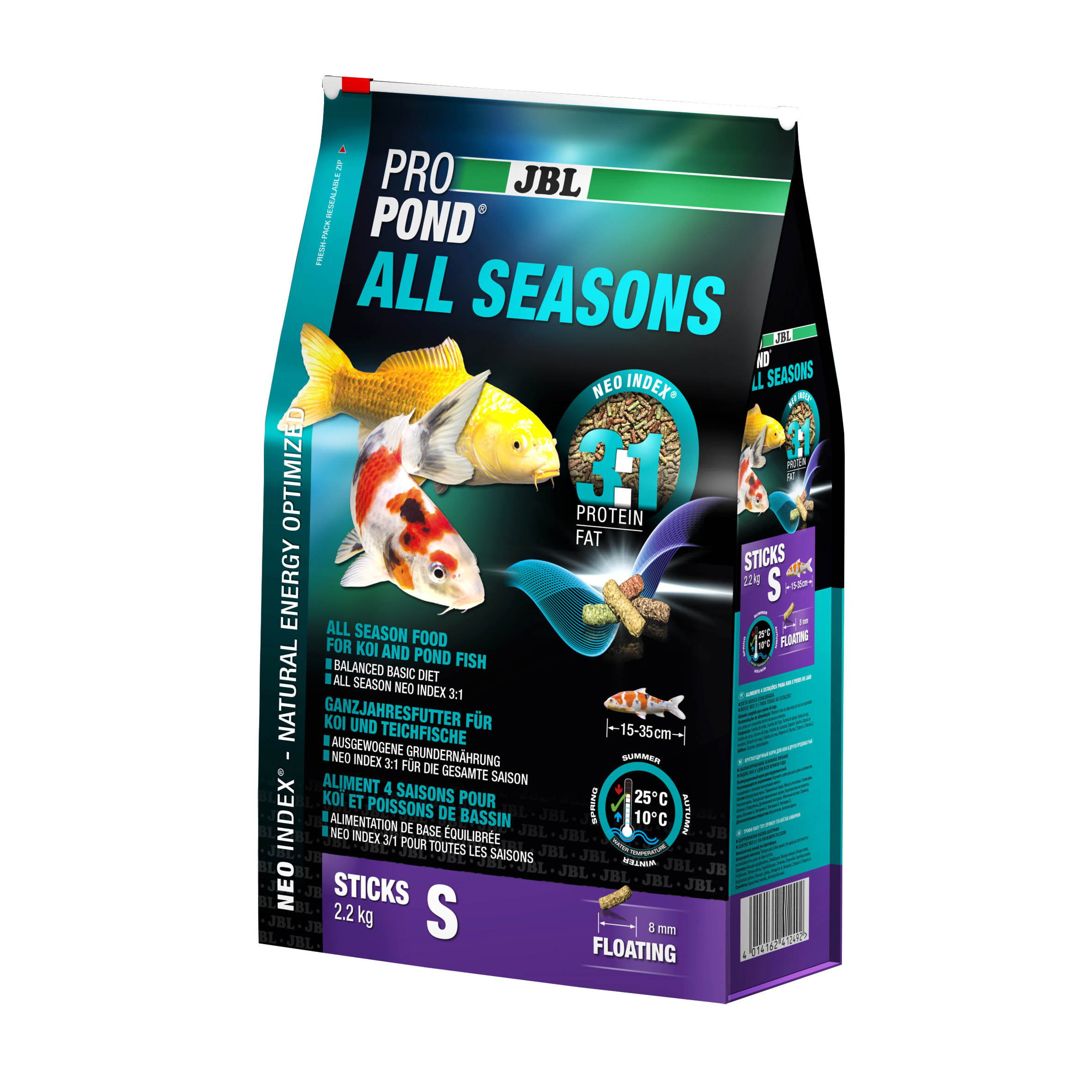 JBL PROPOND ALL SEASONS S 2,2 Kg - Sticks pour carpes Koï