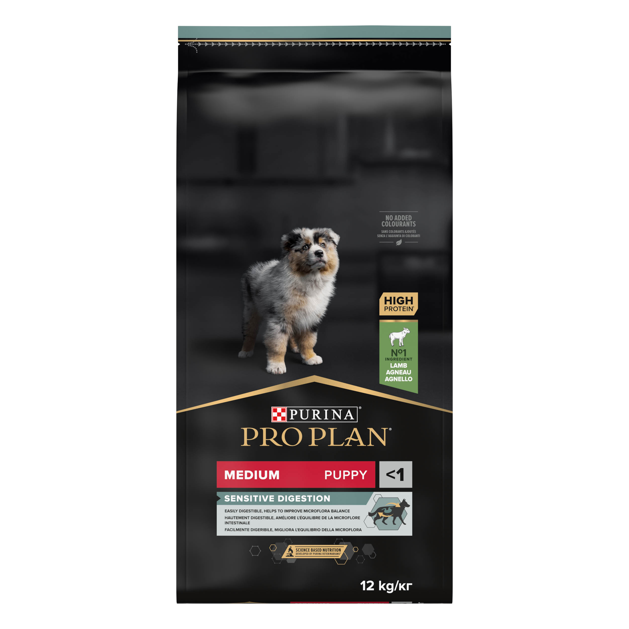 PRO PLAN Chien Medium Puppy Sensitive Digestion Agneau 12KG
