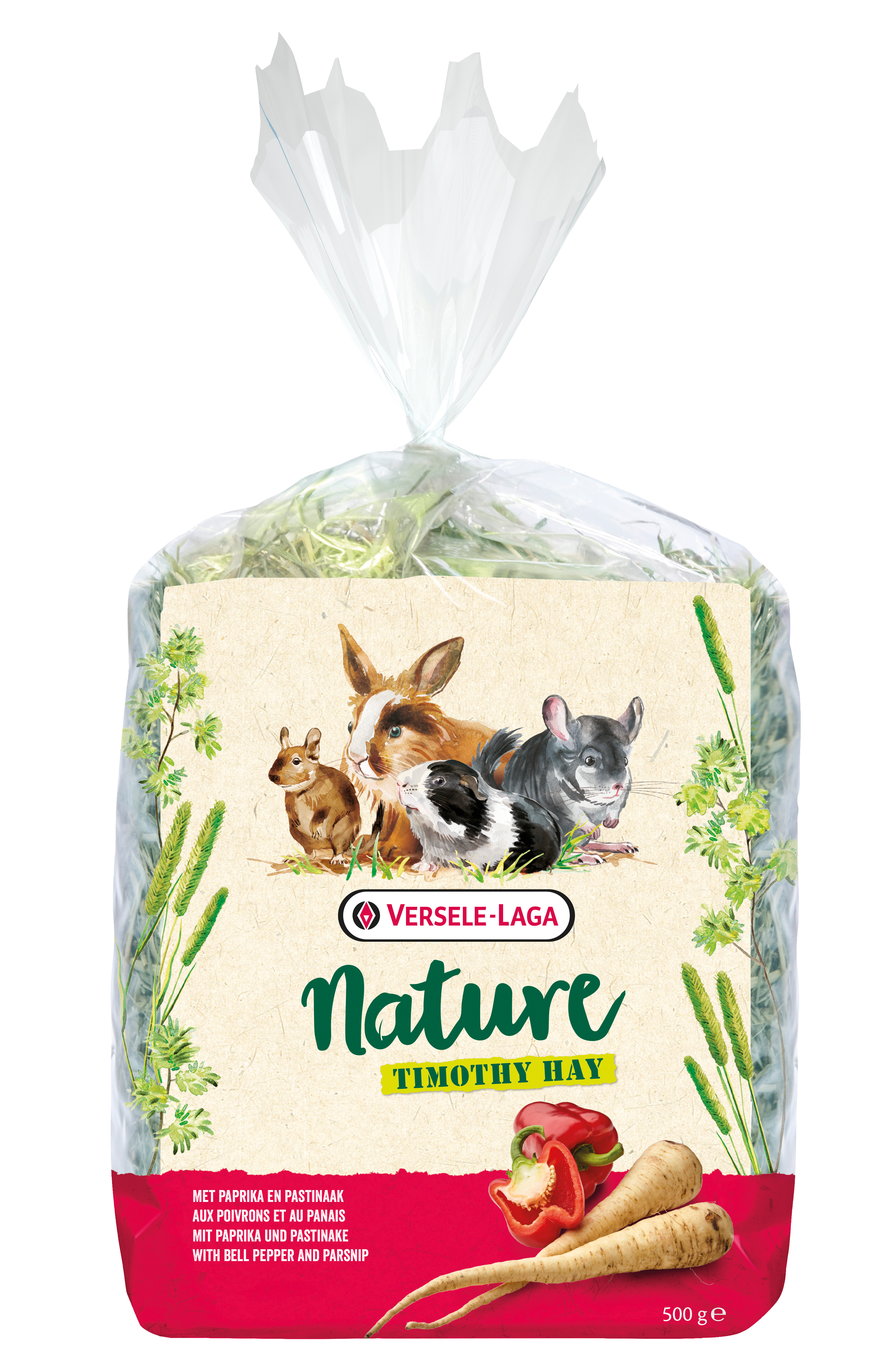 Nature Timothy Hay Bell Pepper & Parsnip 500 g