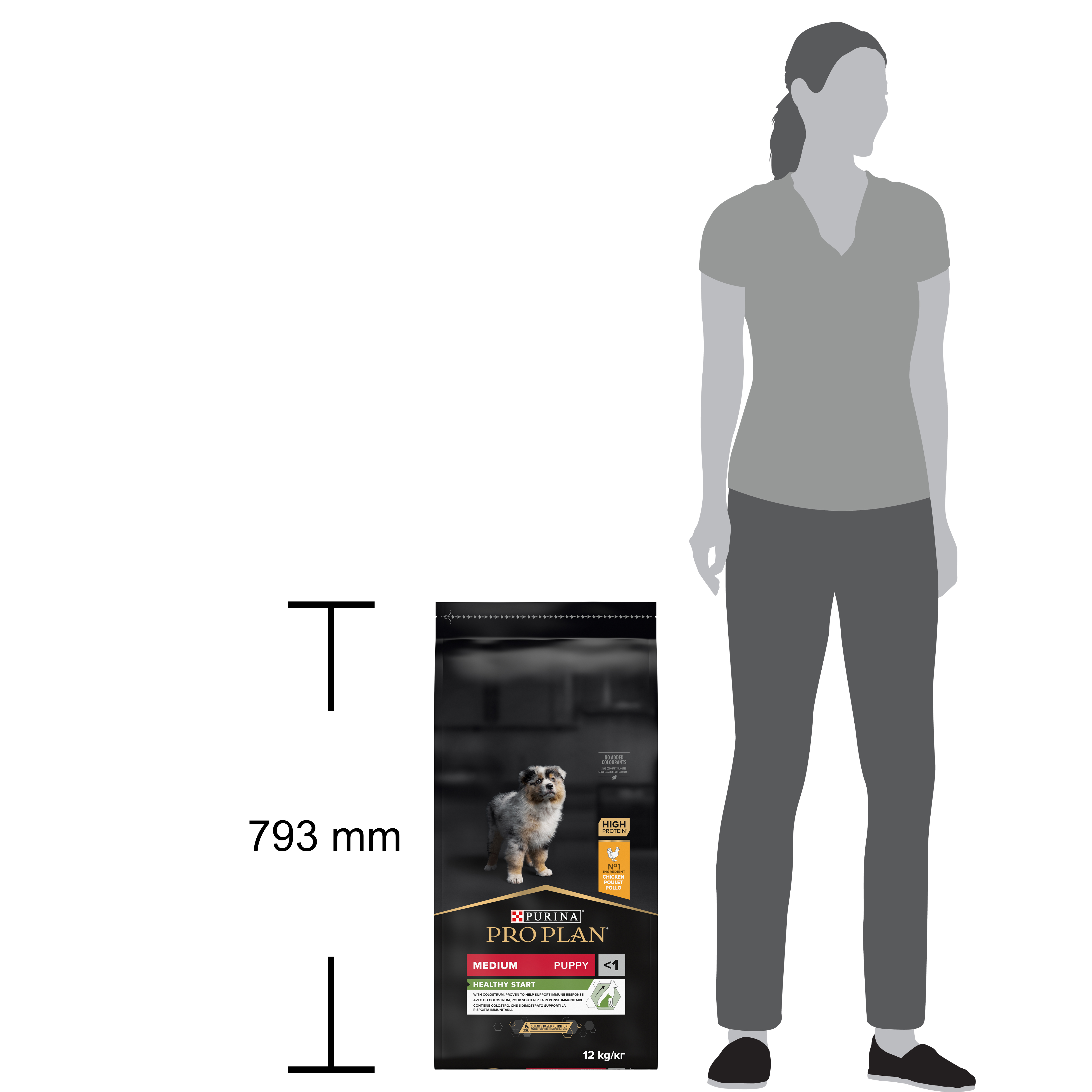 PRO PLAN Chien Medium Puppy Healthy Start  Poulet 12KG