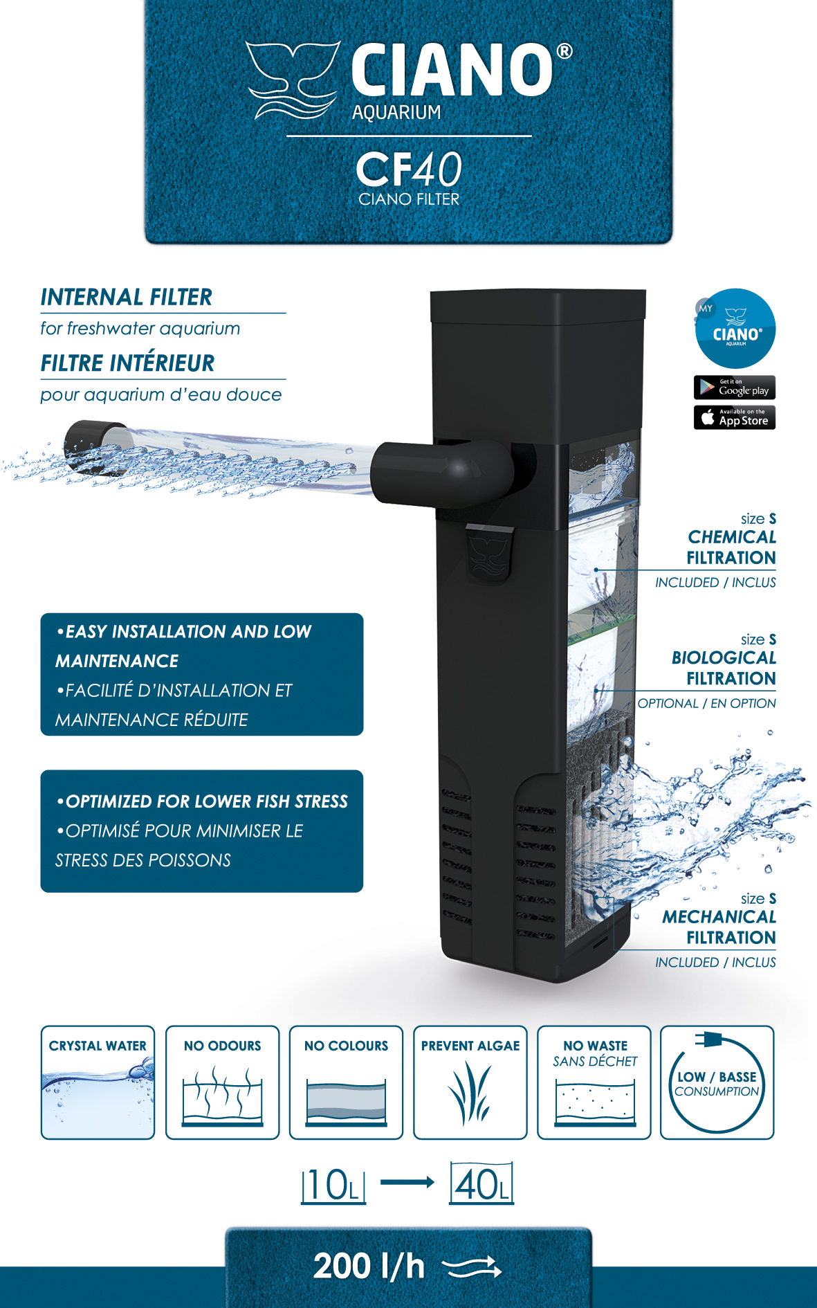 FILTRE INTERIEUR CF40