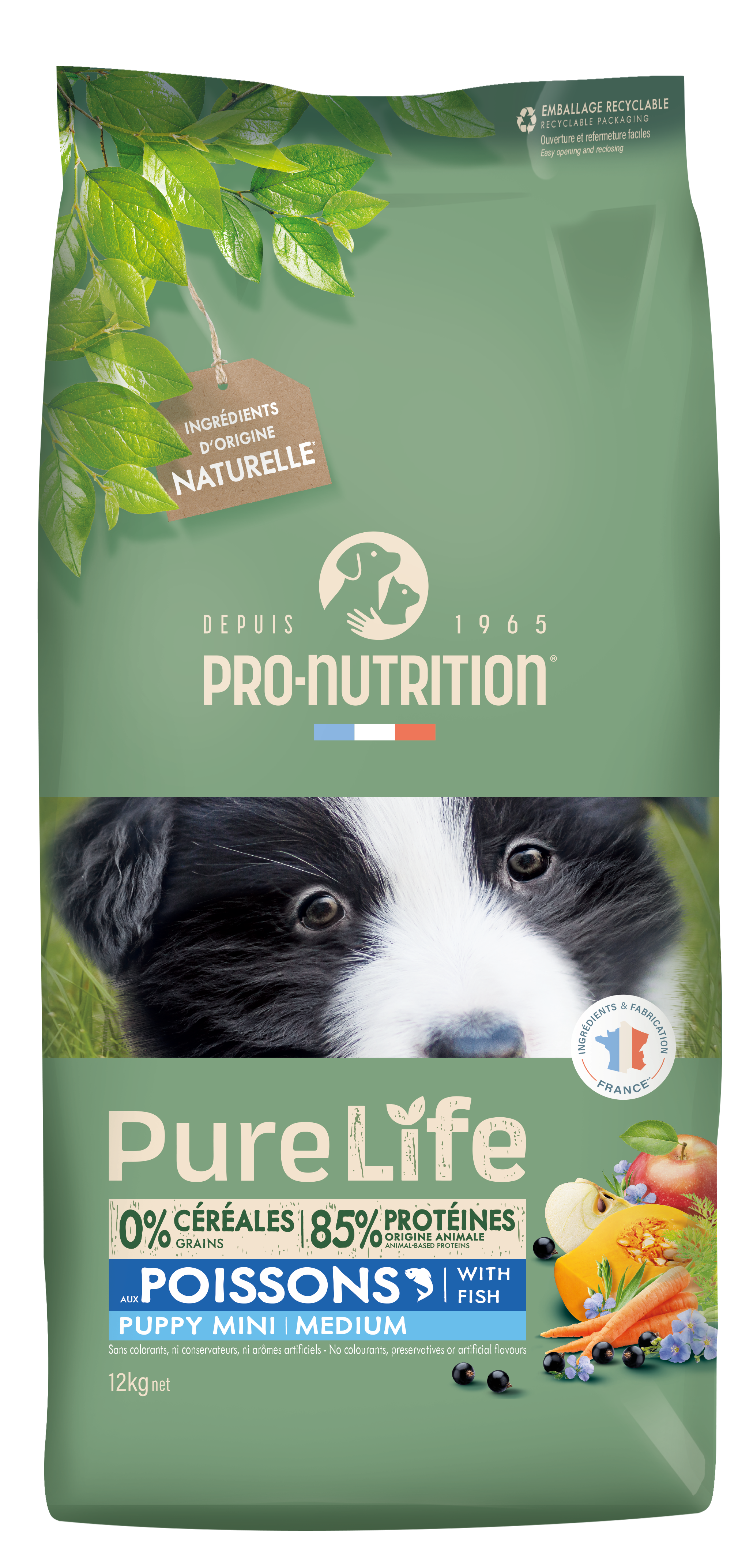 Pure Life chien Puppy Mini Medium 12kg