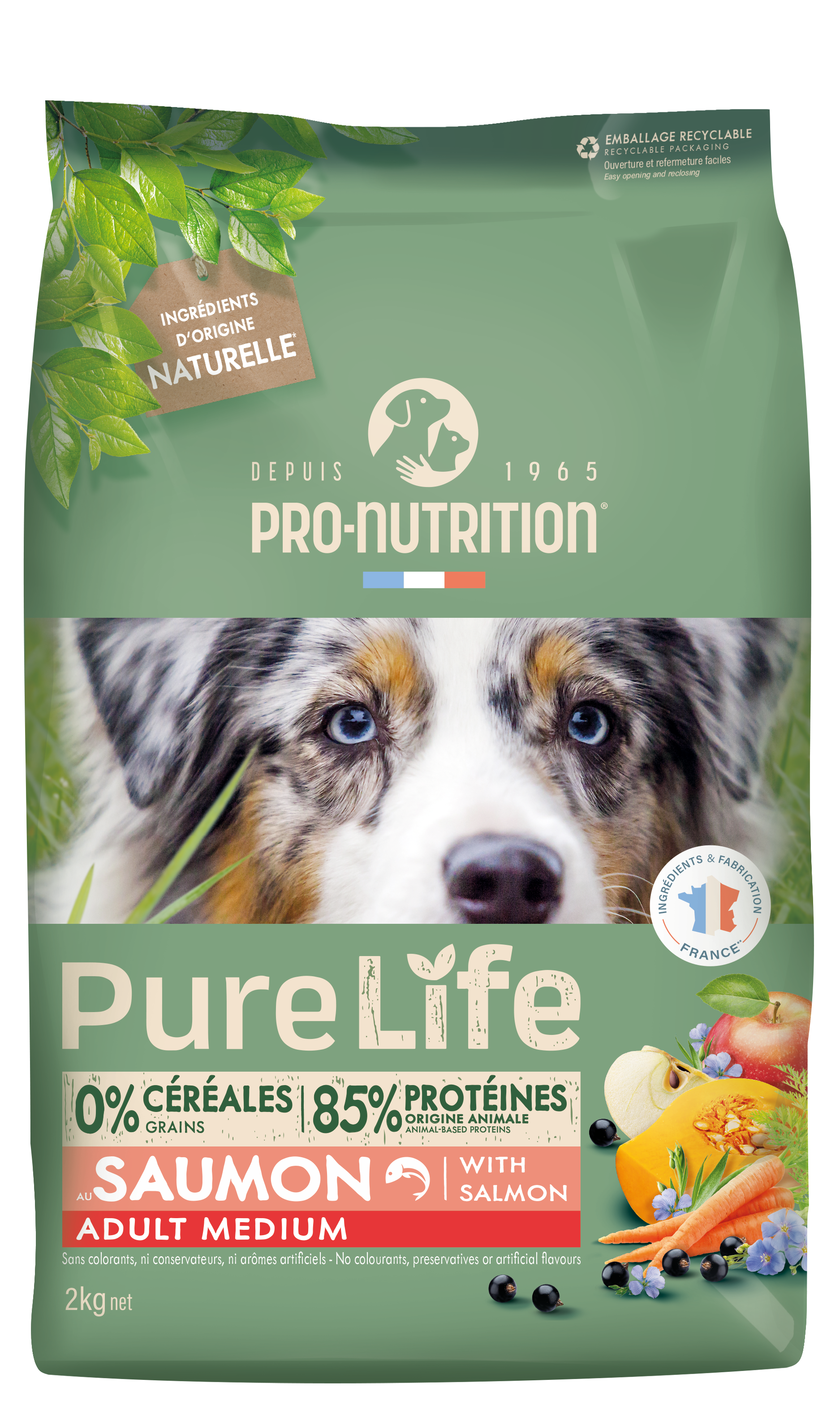 Pure Life chien Adult Medium 2kg