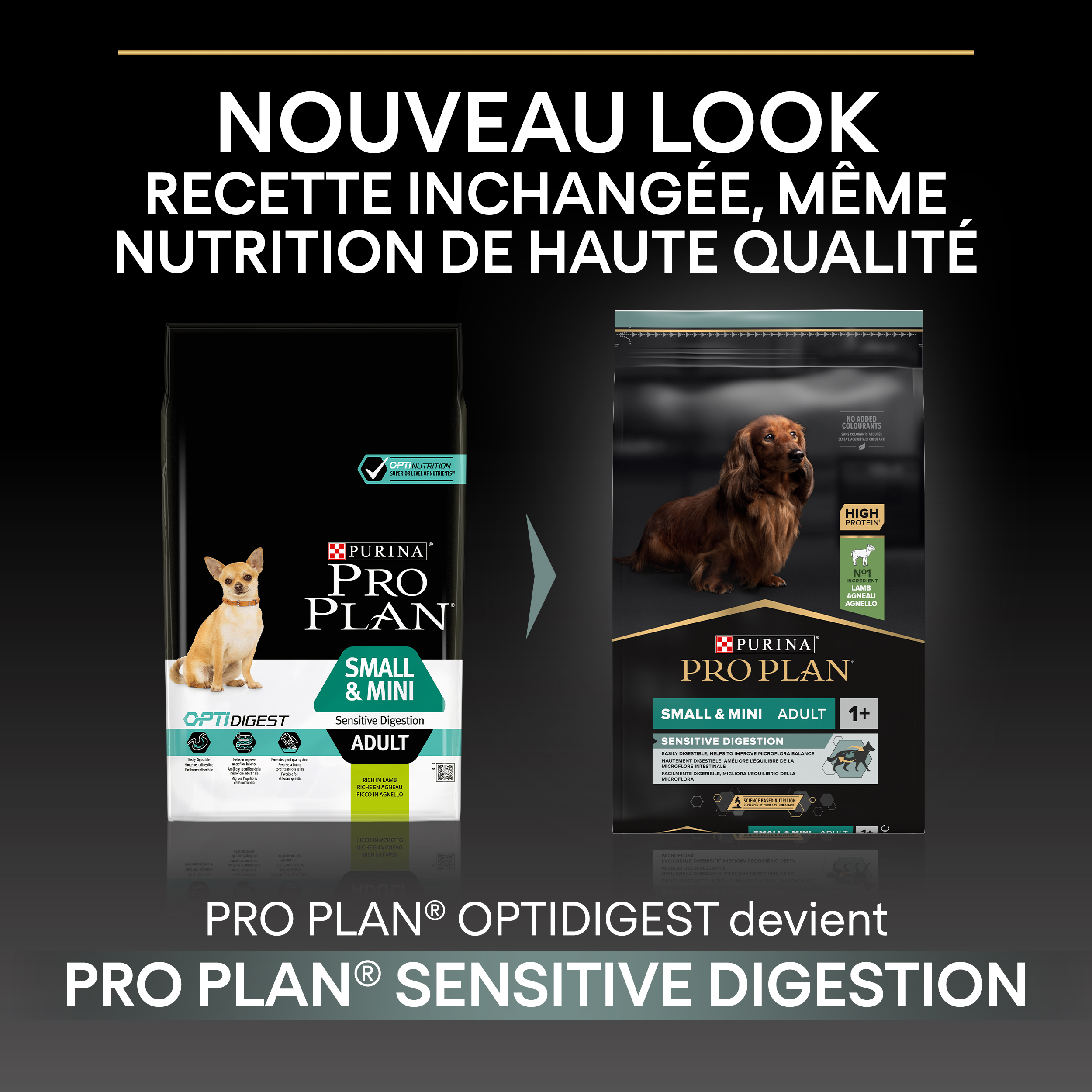 PRO PLAN Chien Small&Mini Adult Sensitive Digestion Agneau 3KG