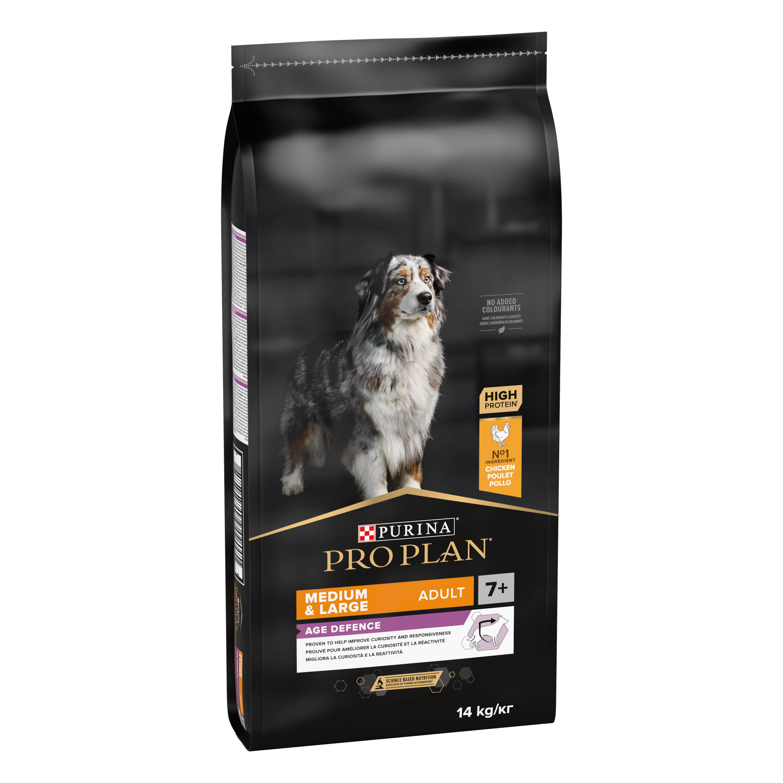PRO PLAN Chien Medium&Large Adult 7+ Age Defence Poulet 14KG