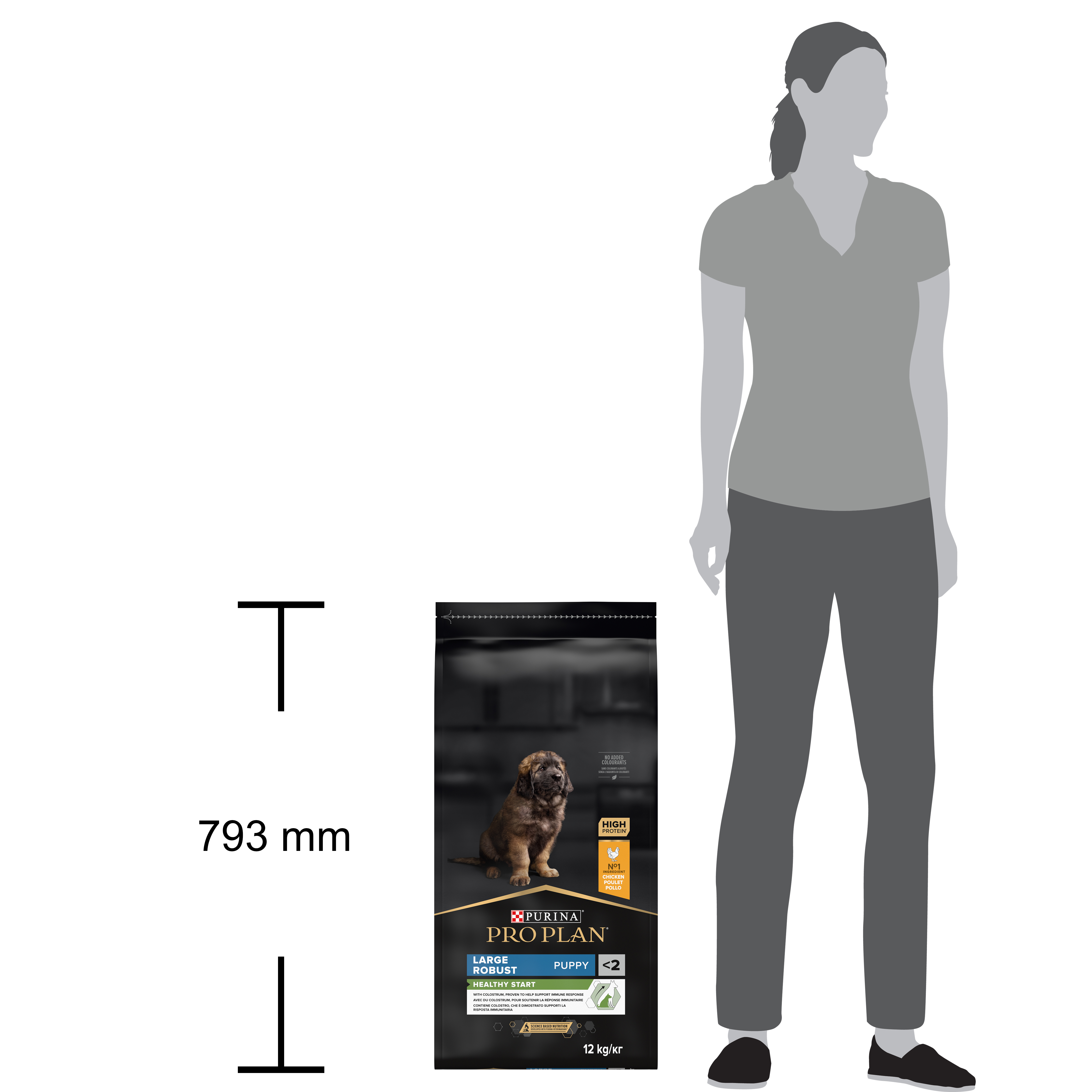 PRO PLAN Chien Large Robust Puppy Healthy Start Poulet 12KG