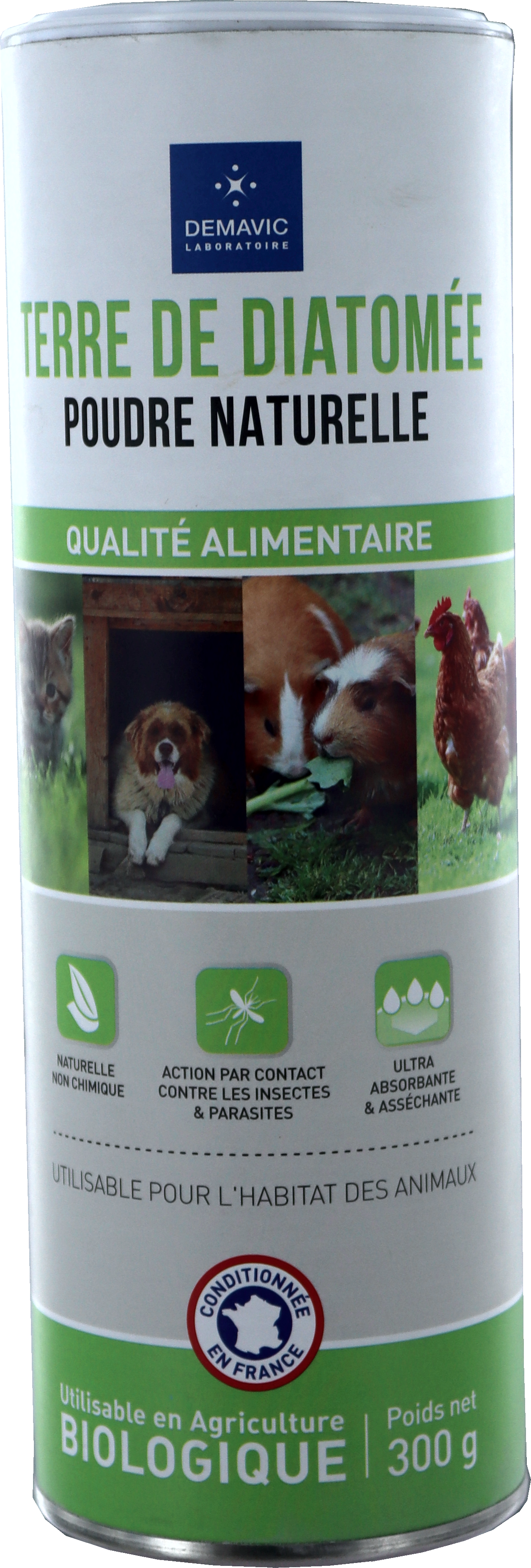 Sanitomée -Terre de diatomée - poudreur 300g