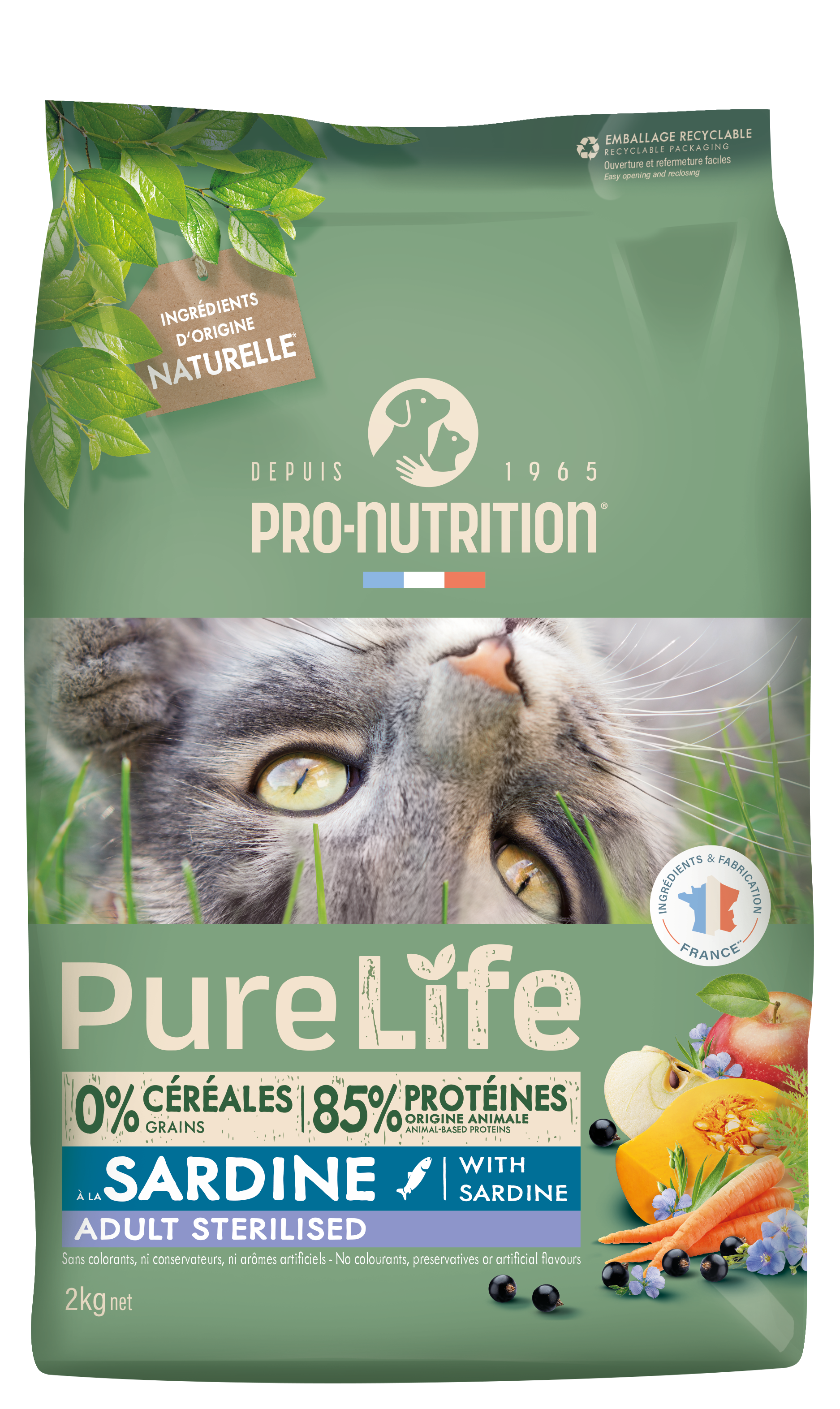 Pure Life chat Sterilised sardine 2kg