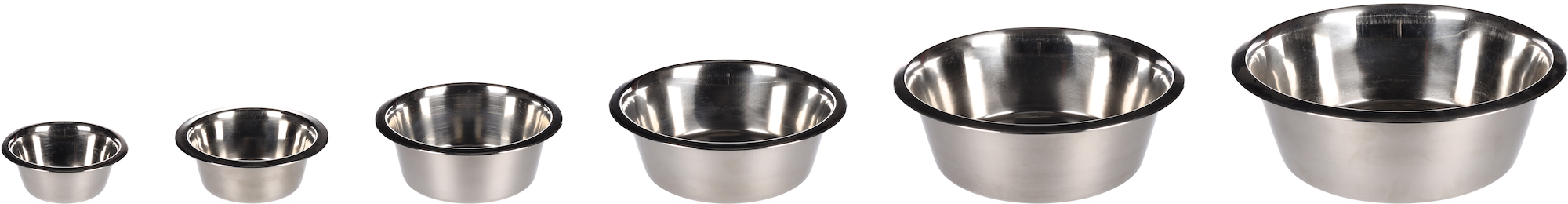 Gamelle pour la nourriture et l'eau Baldwin Rond Argent