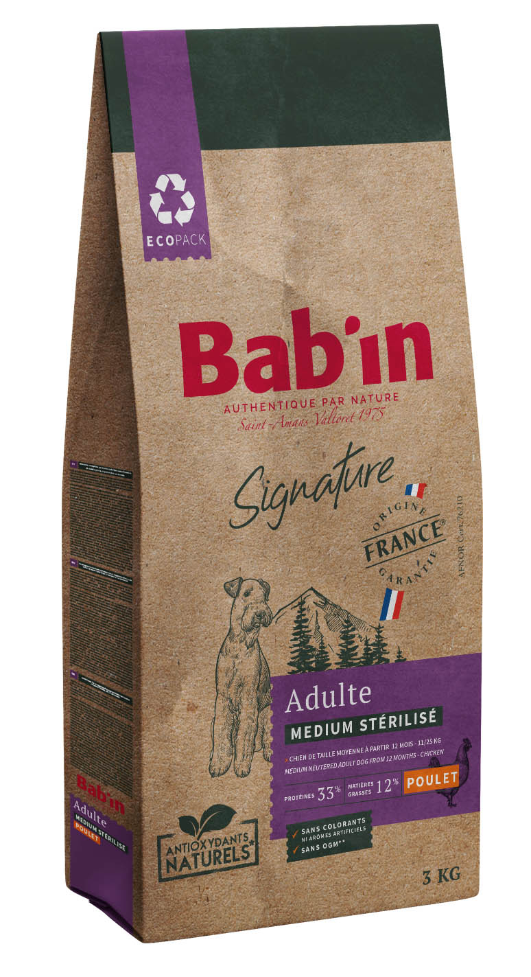 BAB'IN SIGNATURE MEDIUM STERILISE 3 KG
