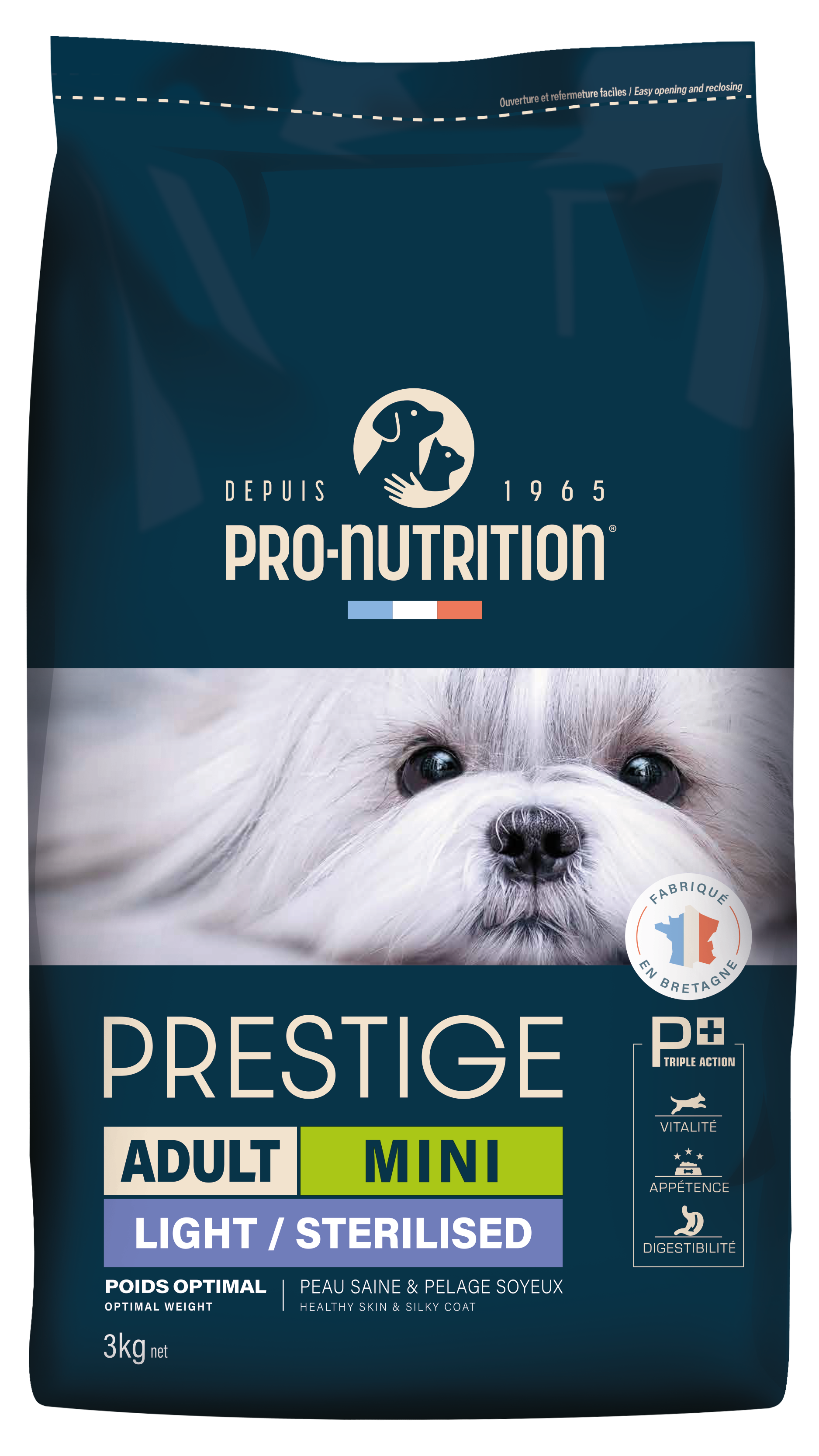 PRESTIGE CHIEN ADULT MINI LIGHT/STERILISED 3KG