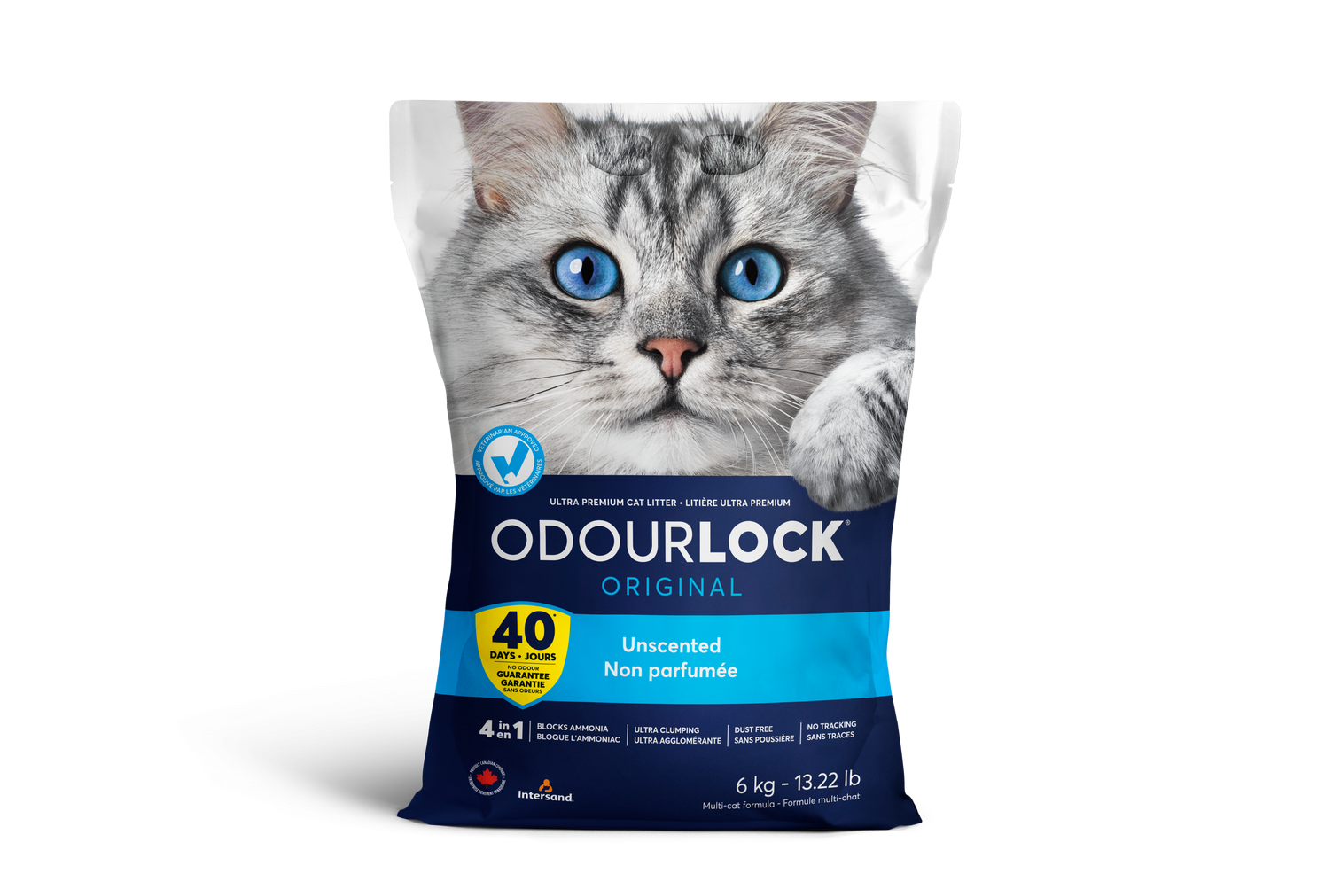 LITIERE Odour lock non parfumée 12kg
