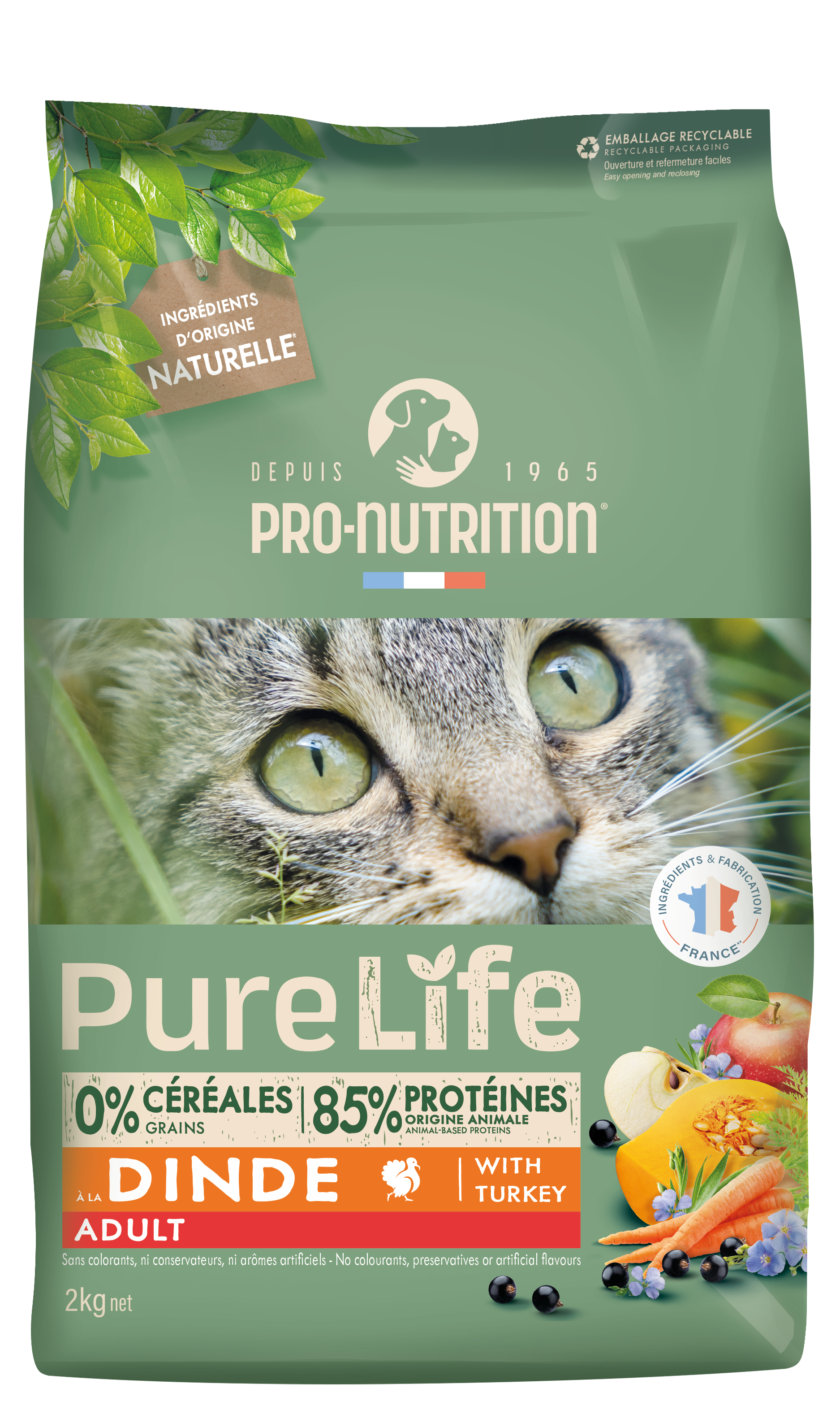 Pure Life chat Adult Dinde 2kg