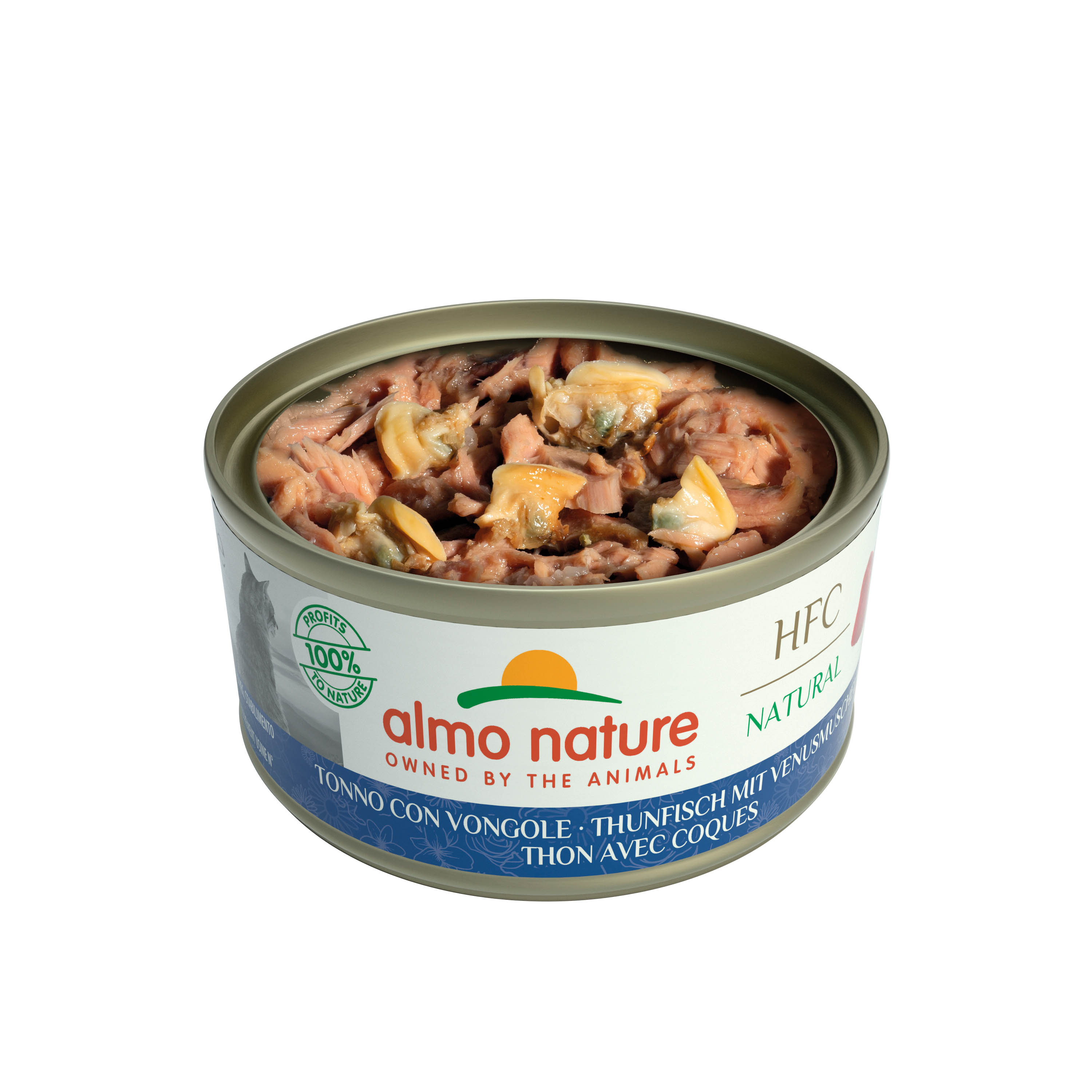 Almo Nature Hfc Natural Thon Avec Coques Boîte 70 Gr