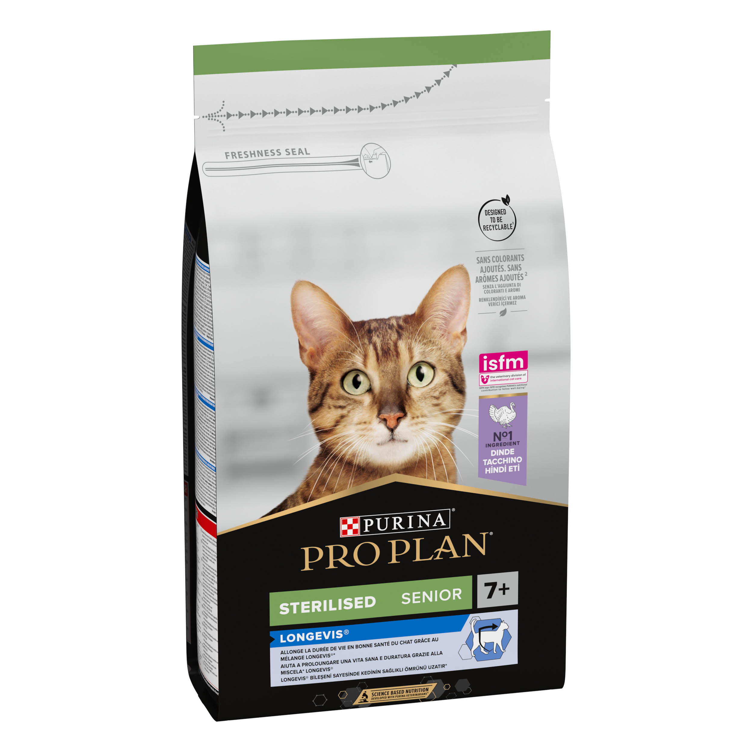 Pro Plan Sterilised Senior 7+ LONGEVIS® Dinde 1,5kg