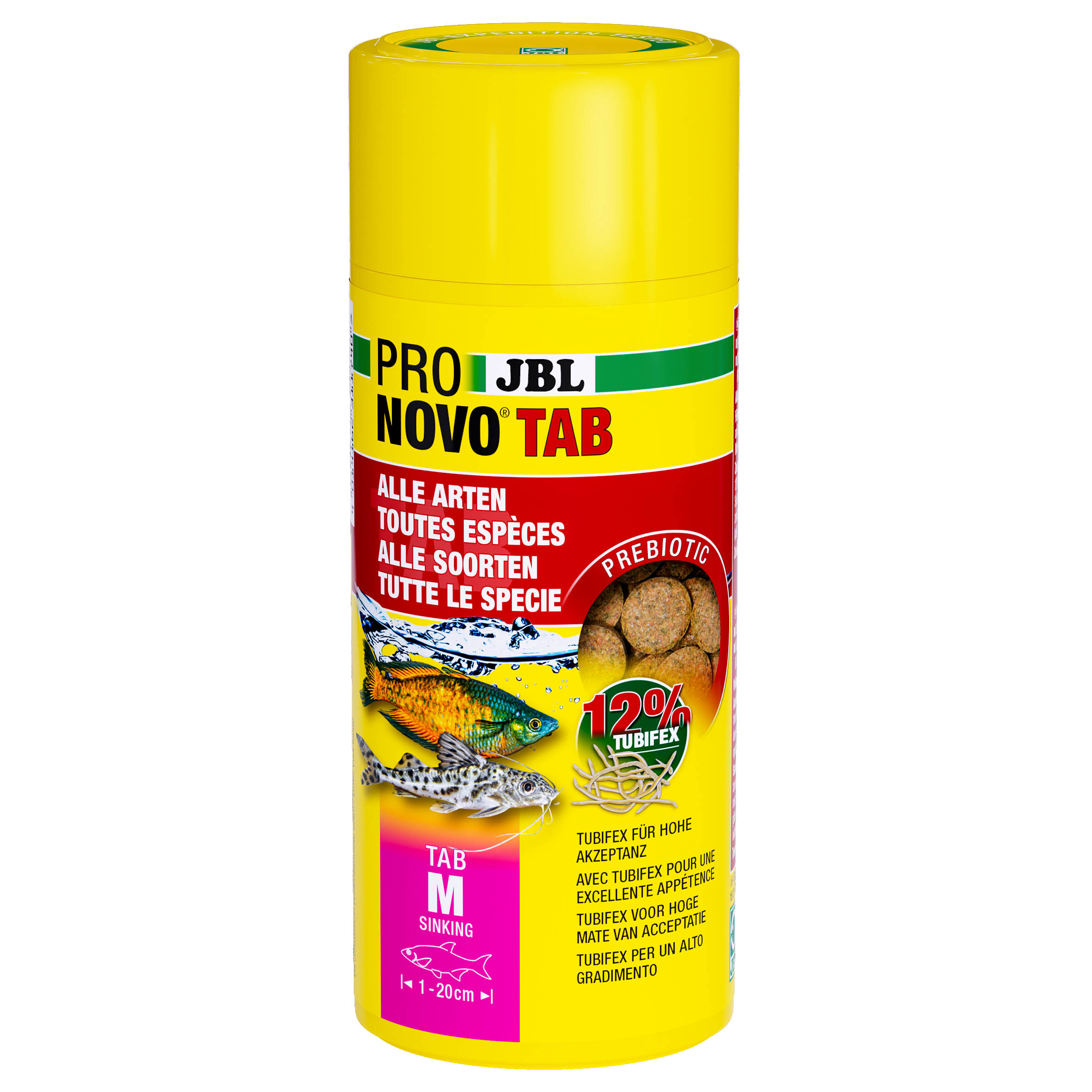 JBL PRONOVO  TAB M 250ml - Cachets pour poissons de fond