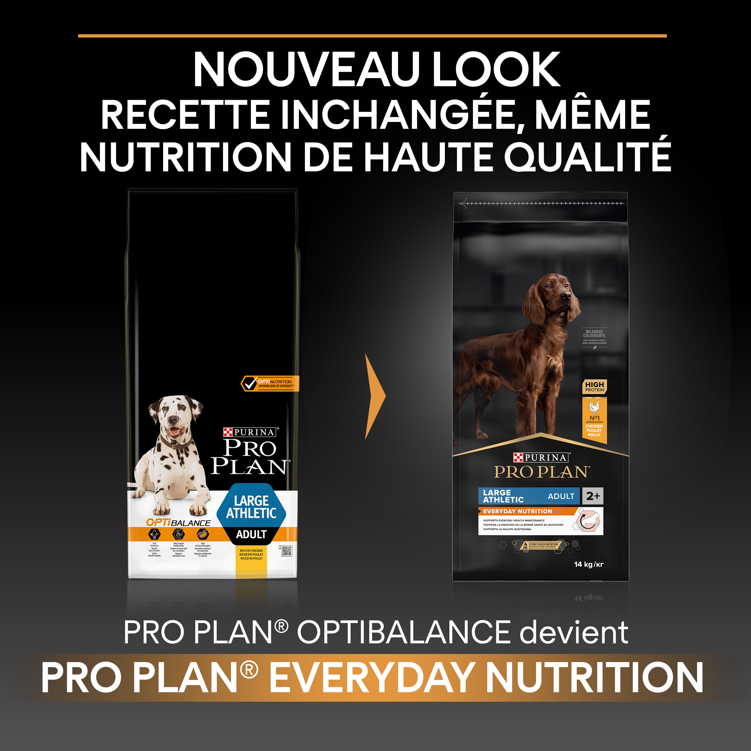 PRO PLAN Chien Large Adulte Athletic Everyday Nutrition Poulet 14KG