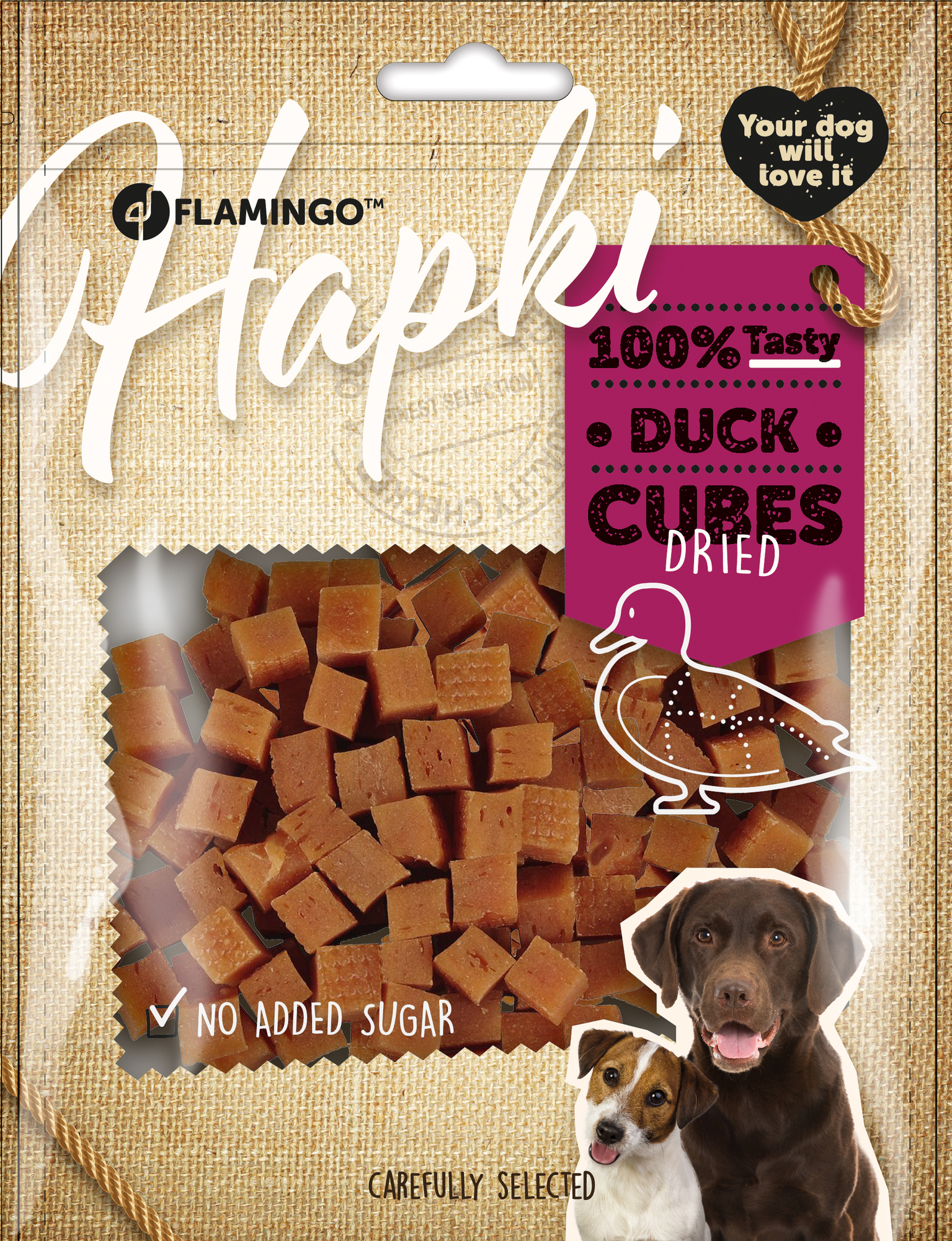 Friandises Hapki Petits blocs avec canard