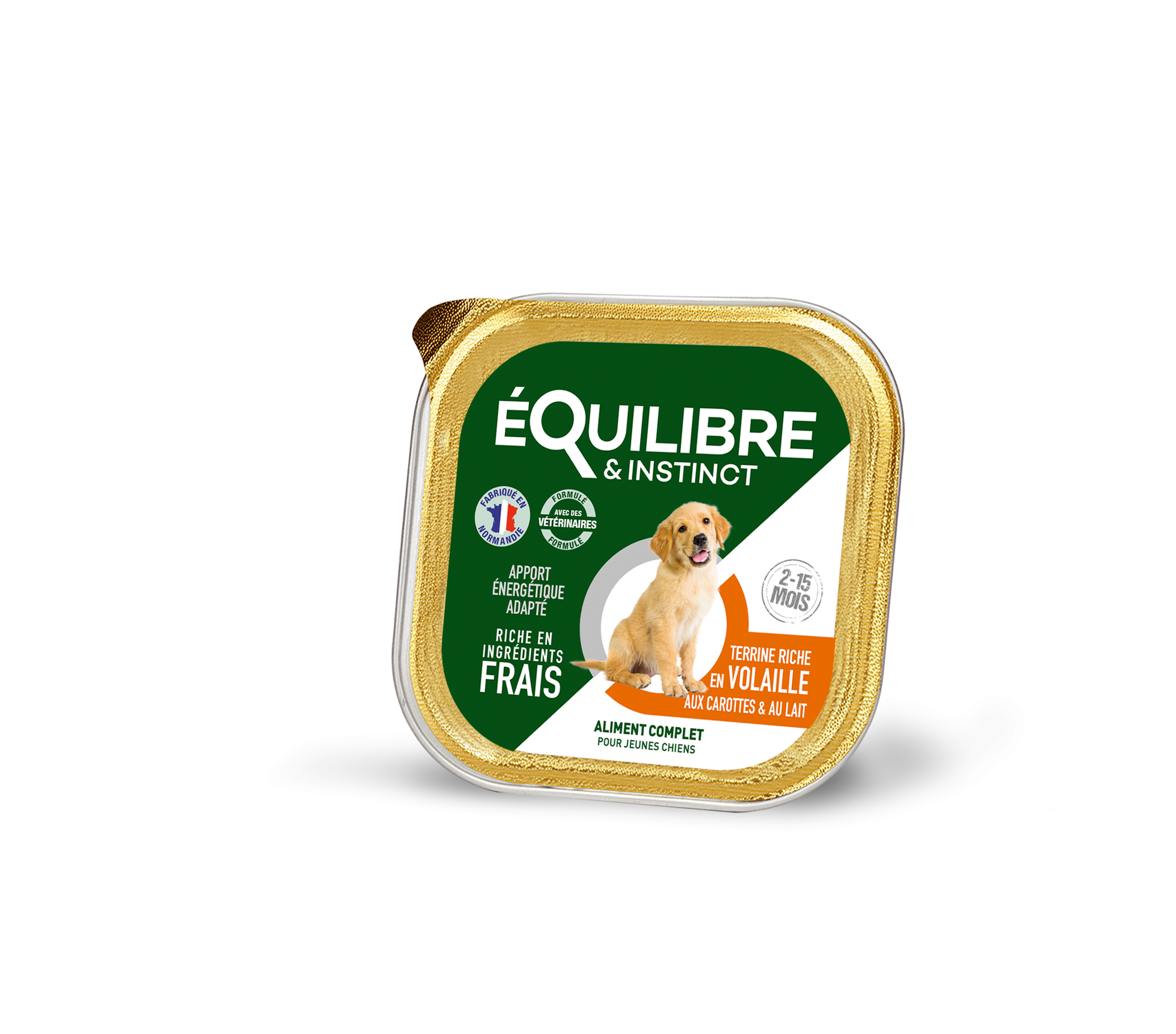 Pâtées riches en volaille & aux carottes pour CHIOT