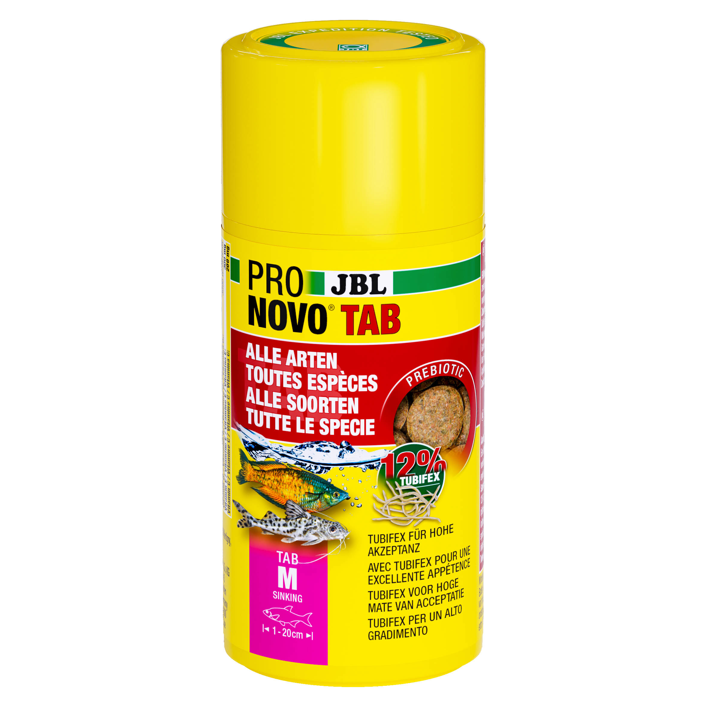 JBL PRONOVO TAB M 100ml - Cachets pour poissons de fond