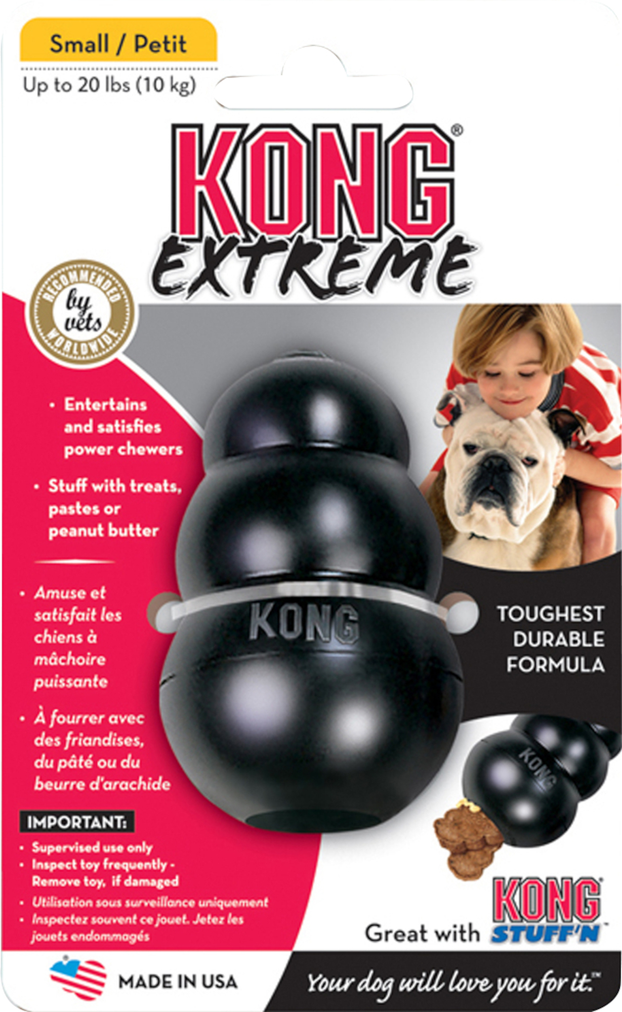 KONG TOY SMALL NOIR
