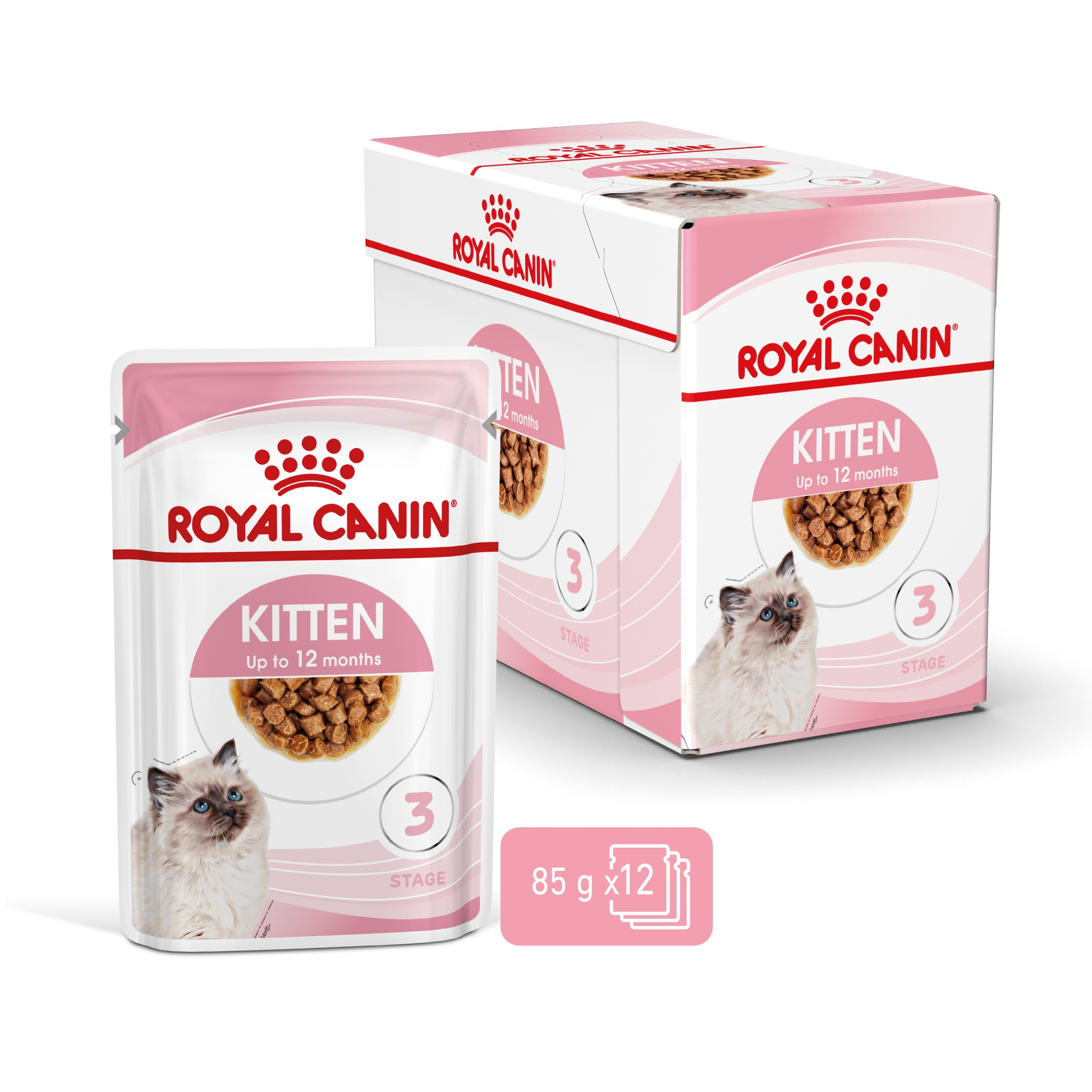ROYAL CANIN KITTEN SECOND AGE BOUCHEES EN SAUCE CHATON DE 4 A 12 MOIS