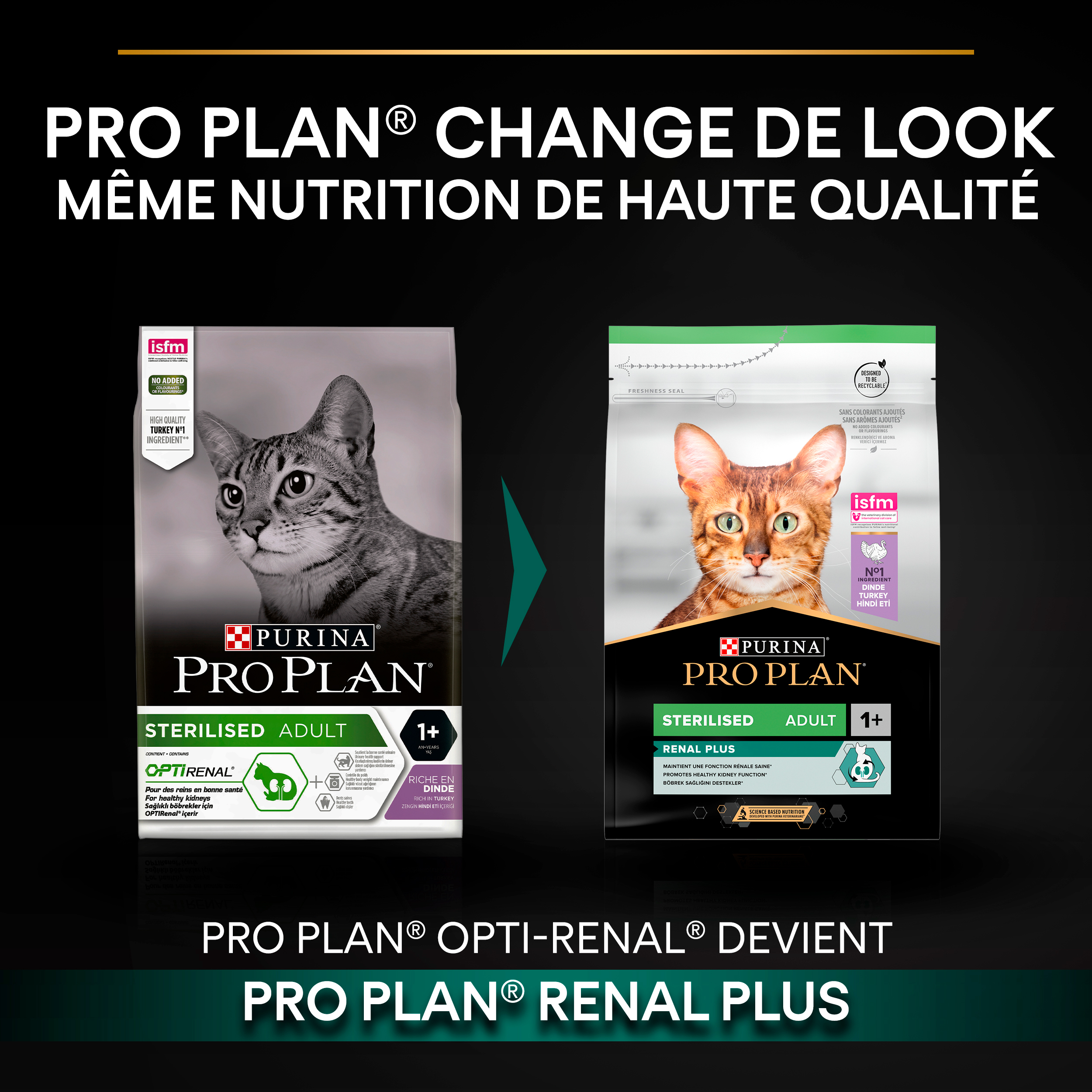 Pro Plan Sterilised Adult RENAL PLUS Dinde 3kg
