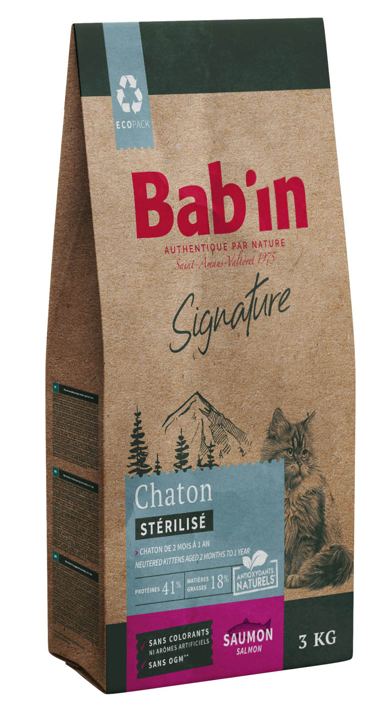 BAB'IN SIGNATURE CHATON POISSON 3 KG