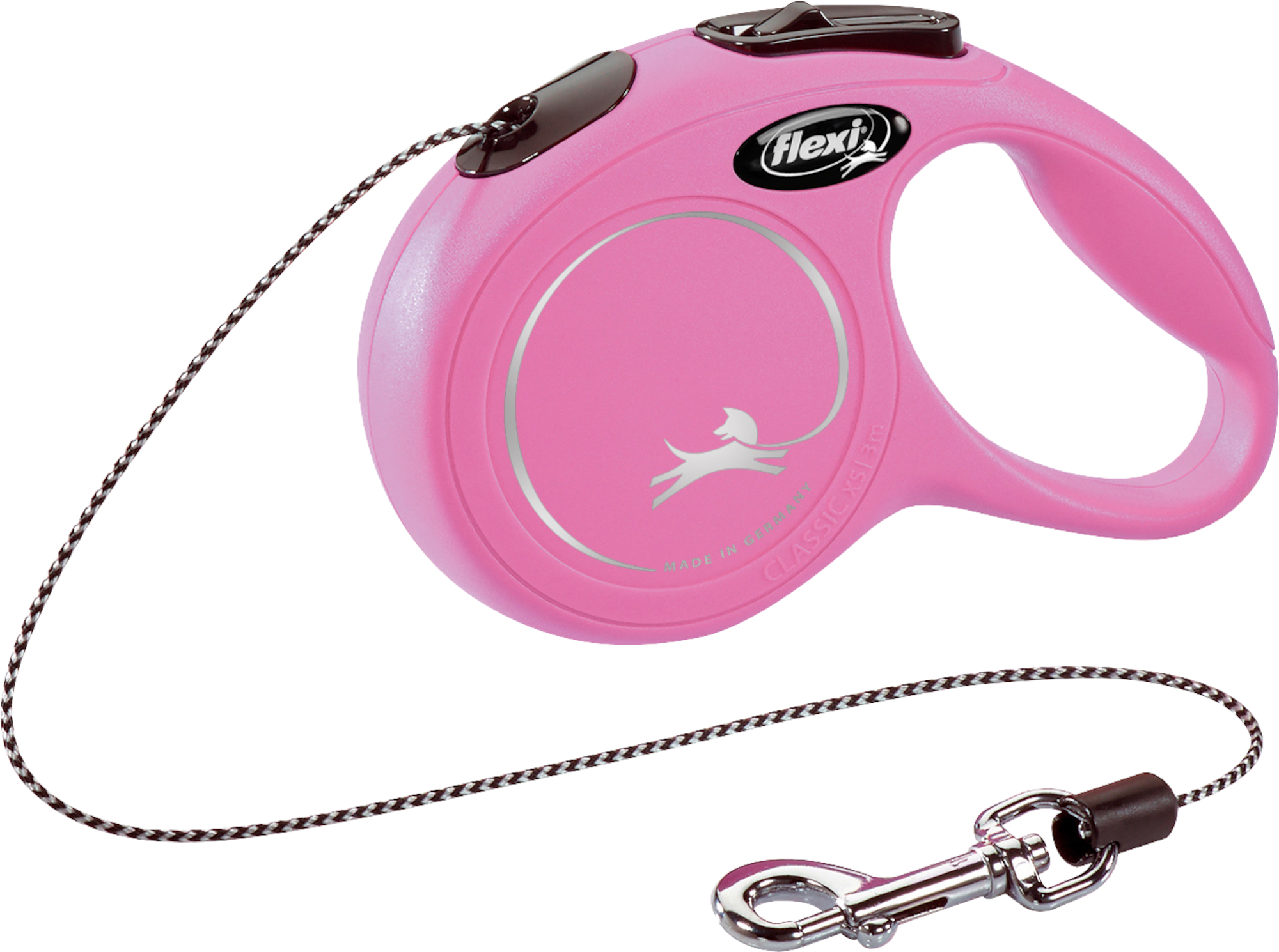 Flexi Laisse à enrouleur New Classic Cord Rose